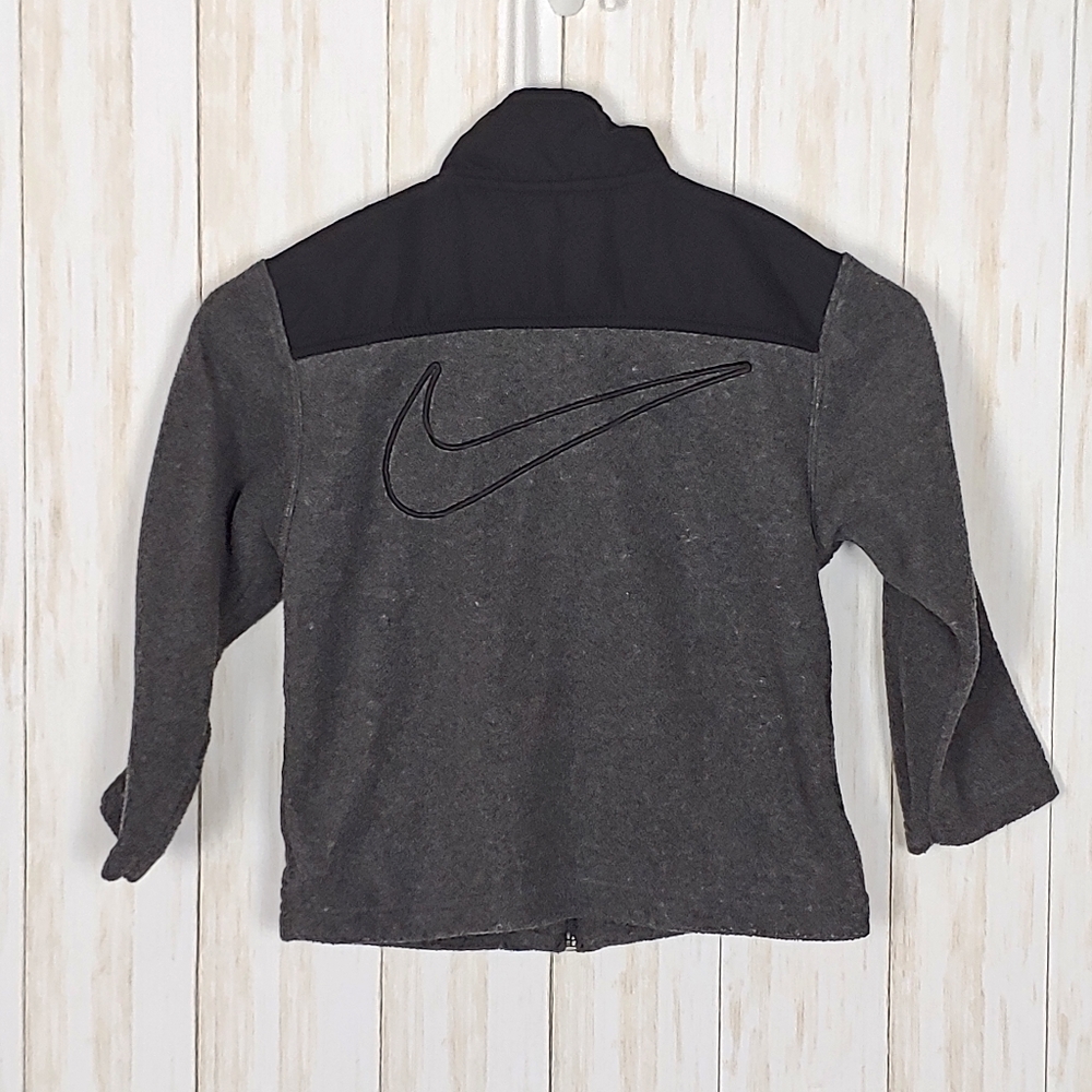 Nike Kid's Full Zip Logo Fleece - Picture 3 of 4